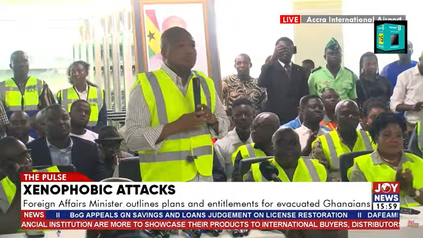 26 Ghanaian POWs included among first evacuees from South Africa — Ablakwa