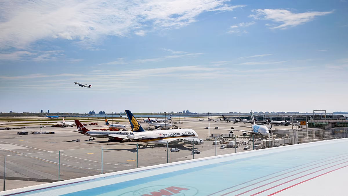 A worthwhile airport hotel for a layover with a view of the runway