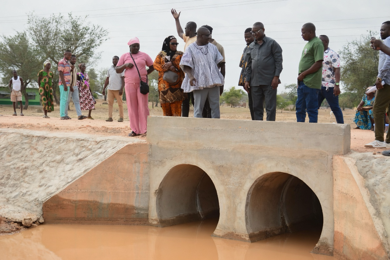 Adongo defends grassroots projects while inspecting ongoing construction in Sumburung