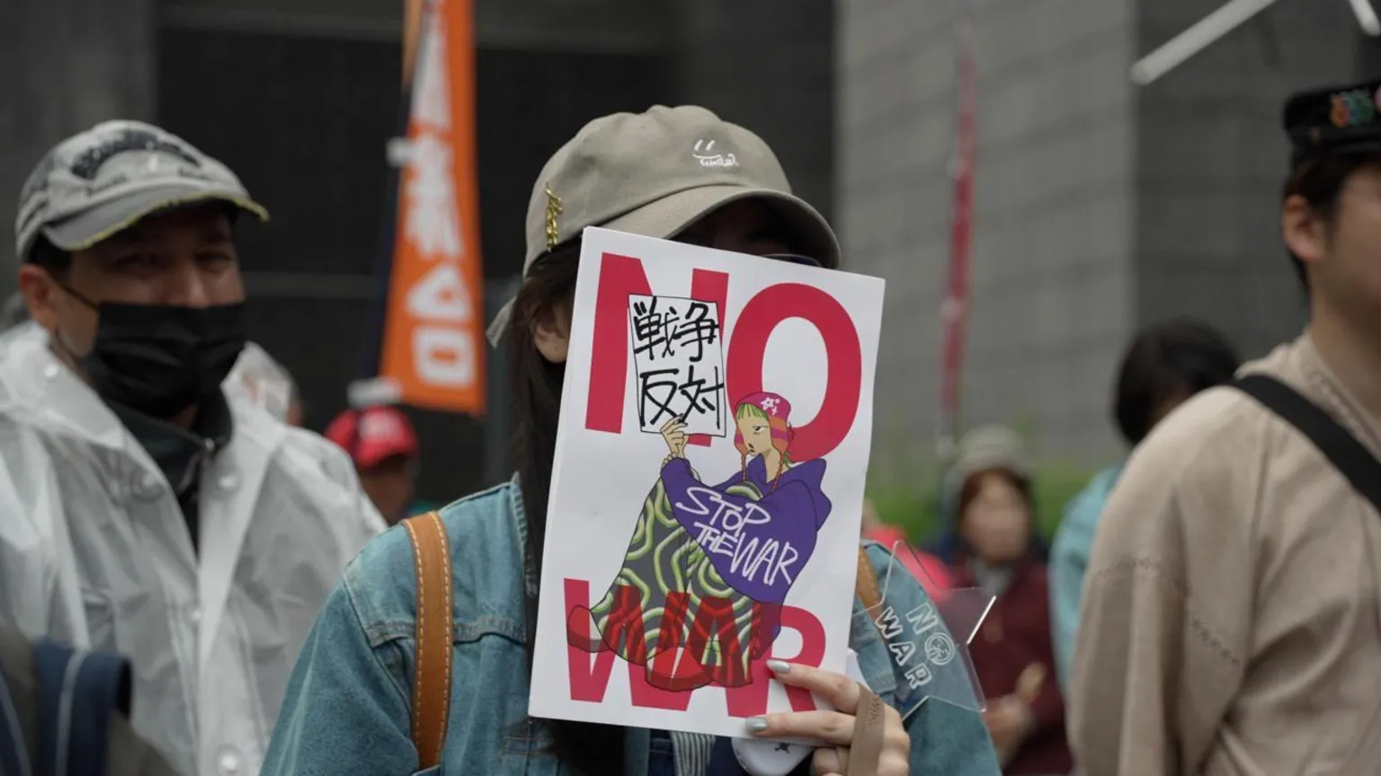 Anti-war demonstrations rock Japan as prime minister calls for stronger national defense
