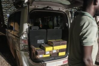 Apam: Police impound Voxy vehicle loaded with arms and ammunition without authority
