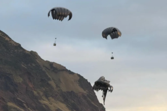 Army parachutes onto remote island to rescue British national suspected of having hantavirus