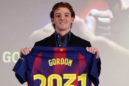 Barcelona make Gordon's dream come true since he was 3 years old