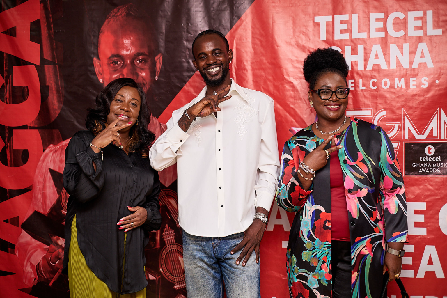 Black Sheriff takes victory lap at Telecel Ghana headquarters after 27th TGMA Sweep