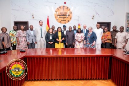 British parliamentary delegation pays courtesy call to the Speaker of the Ghanaian Parliament