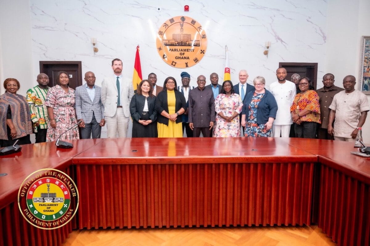 British parliamentary delegation pays courtesy call to the Speaker of the Ghanaian Parliament