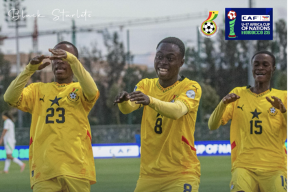 CAF U-17 AFCON: Black Starlets concede a two-goal lead to draw 2-2 with Algeria