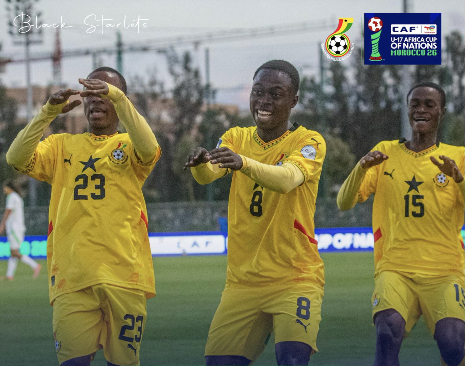 CAF U-17 AFCON: Black Starlets concede a two-goal lead to draw 2-2 with Algeria