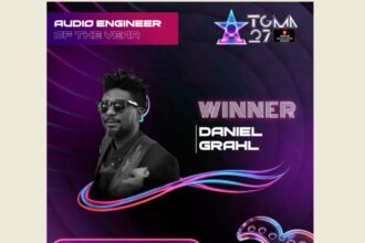 Daniel Goulart wins Audio Engineer of the Year at the 27th TGMA