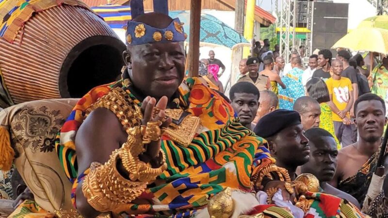 Don't admire wealth without asking how it was made - Asantehene advice to youth