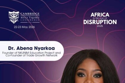 Dr. Abena Nyarkoa will participate in a panel discussion at the Africa Together Conference in Cambridge