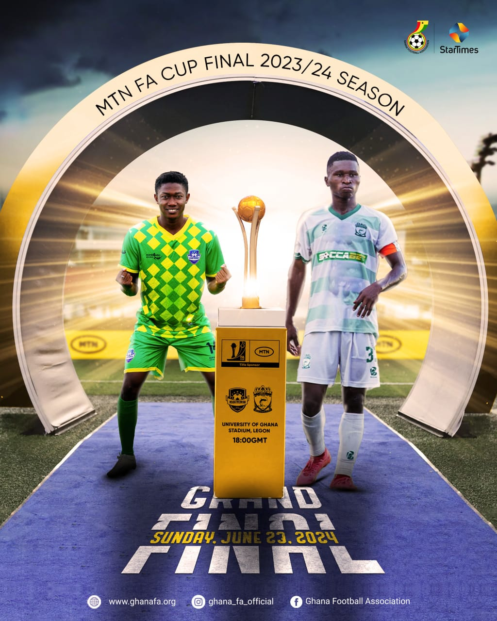 Dreams FC and Nations FC set for high-stakes MTN FA Cup final showdown