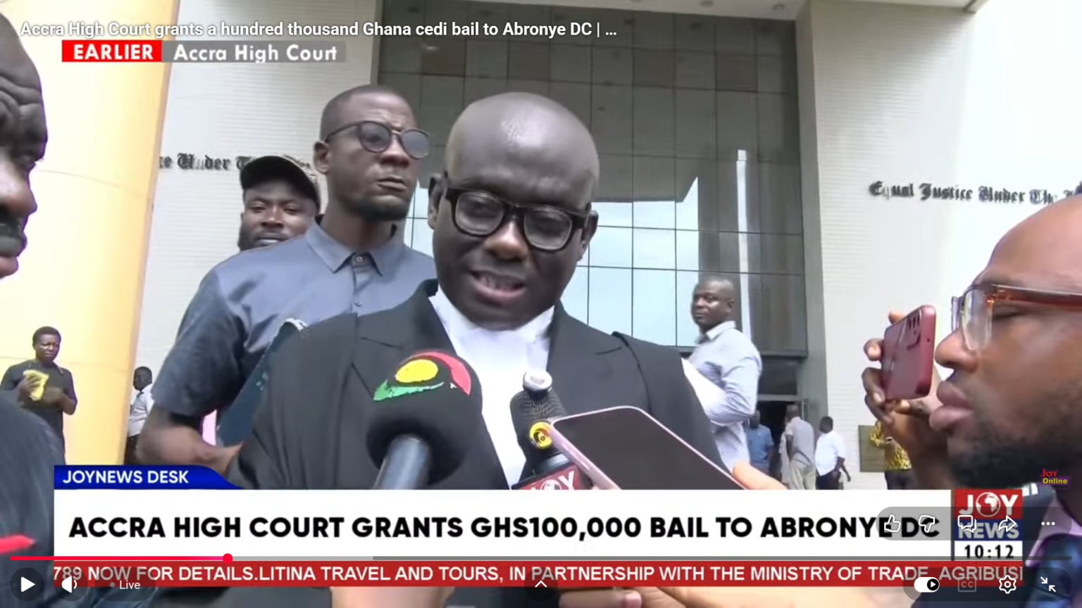 Former Attorney General condemns detention of Avronye DC after High Court grants bail