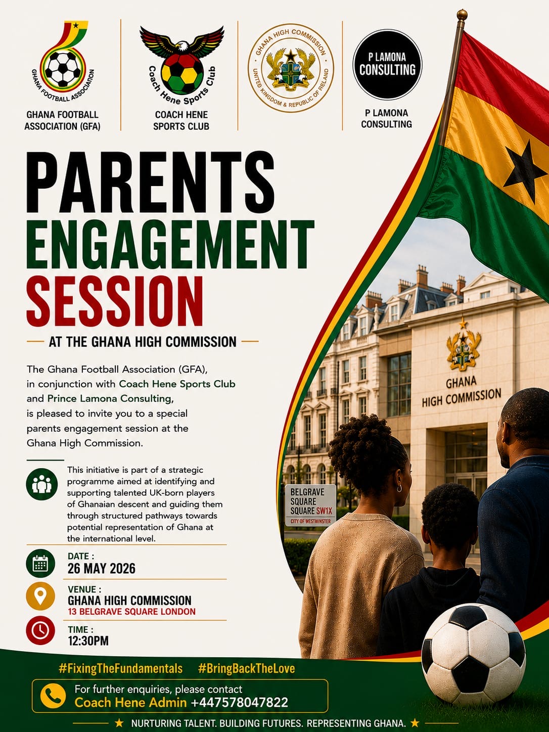 GFA launches UK talent discovery initiative for Ghanaian diaspora players