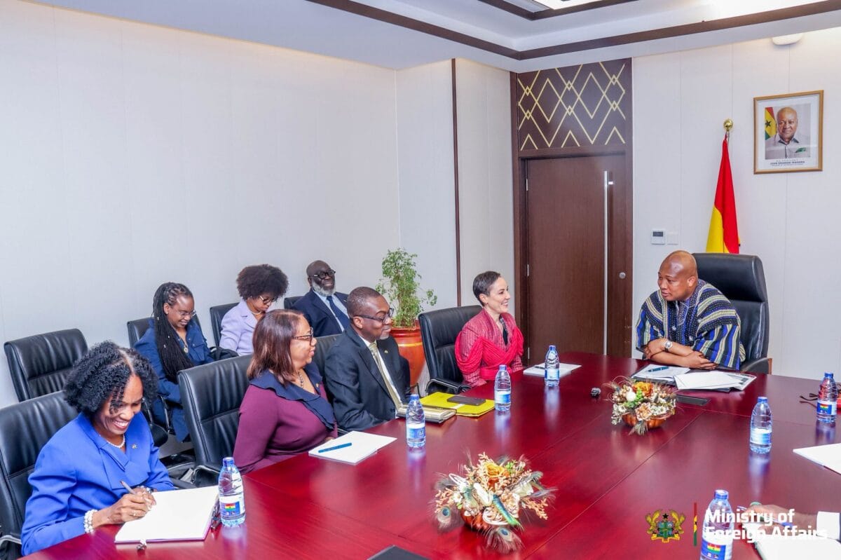 Ghanaian and Jamaican foreign ministers discuss reparations justice and bilateral cooperation