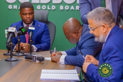 Goldbod signs gold refining agreement with BoG's Royal Ghana Gold Limited