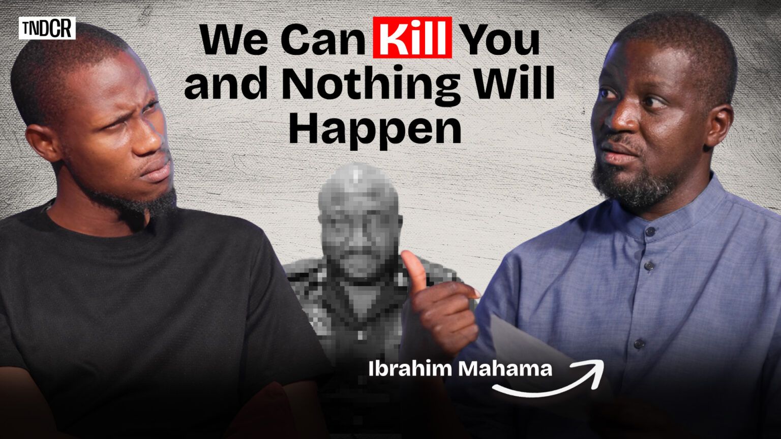 Ibrahim Mahama, exclusive appearance on the podcast Talk No Dey Cook Rice