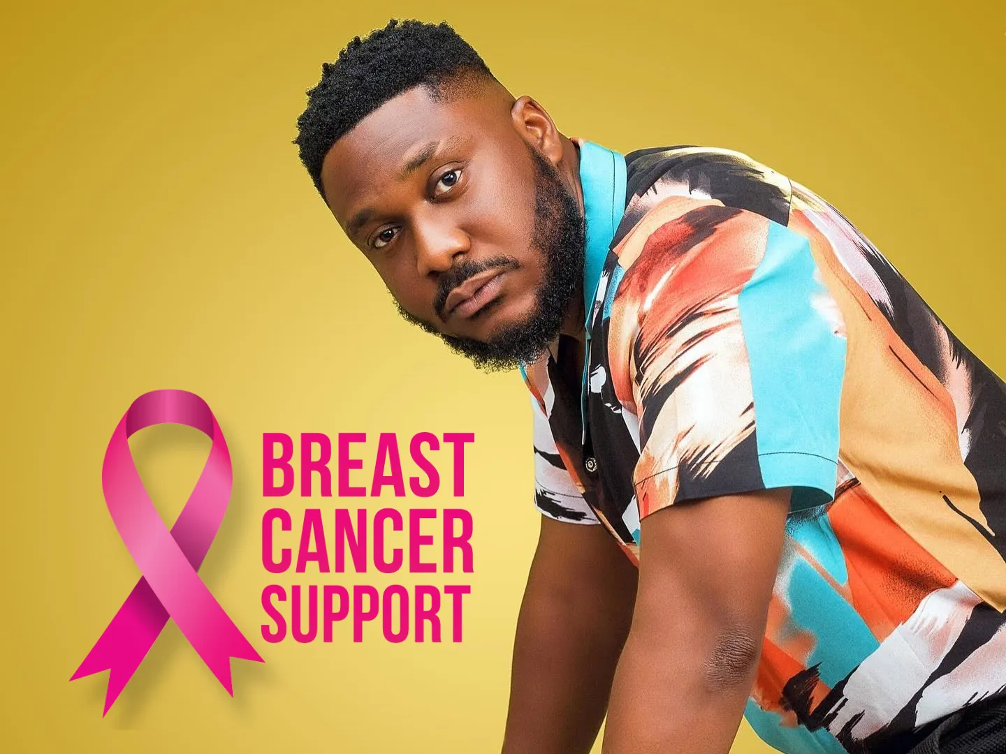 Jeffrey Naughty turns comedy into a call for breast cancer screening