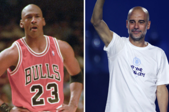 Jordan leads star players at Guardiola's farewell party