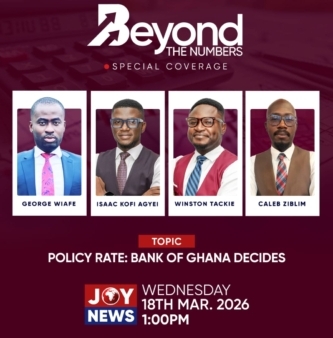 JoyNews today hosts special coverage on Bank of Ghana's policy rate decision