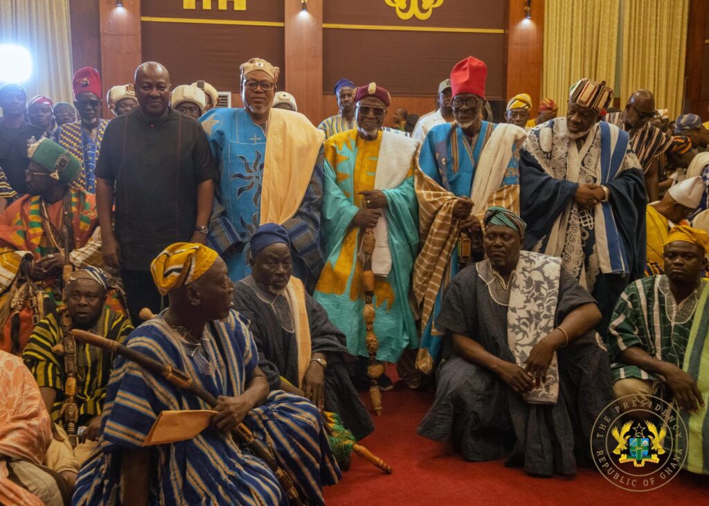 Mahama pledges to strengthen collaboration with chiefs to deepen development and accountability in northern region