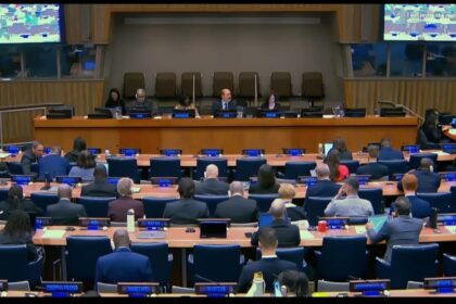 Minister of Lands Kofi Buah touts Ghana's excellent forest management record at United Nations