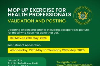 Ministry of Health's job portal opens for applicants on the advertised recruitment day for "disabled persons" in the mop-up operation