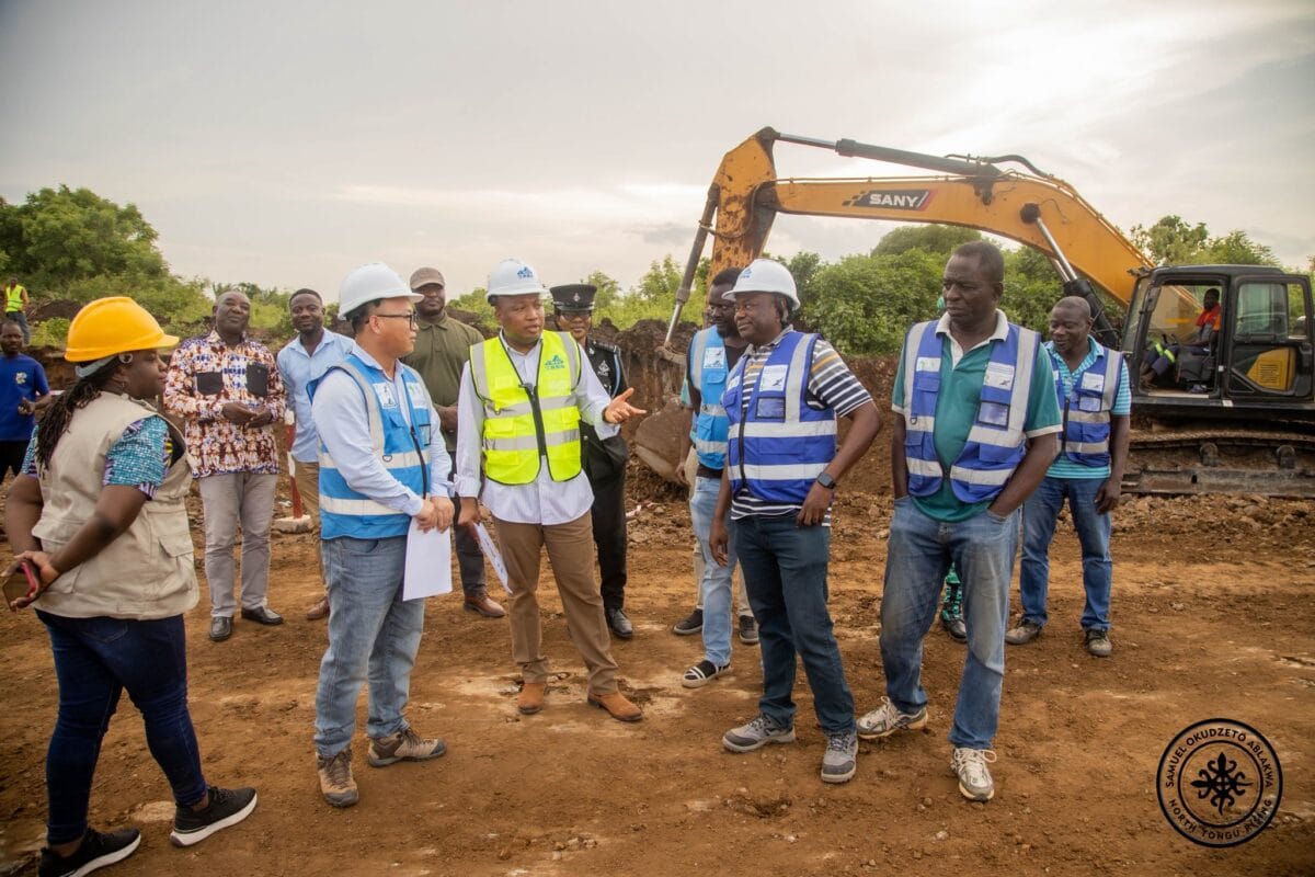 Mr Ablakwa inspects road projects in North Tongu constituency