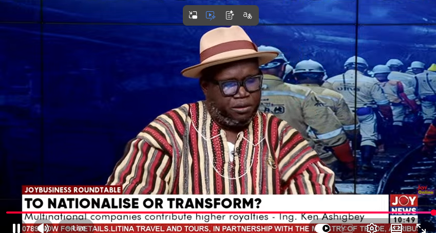 Multinational mining companies pay higher royalties despite producing less — Ken Ashgbey