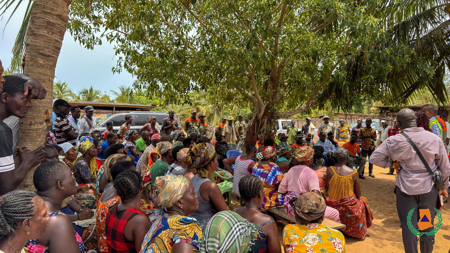 NADMO supports tsunami victims in Anrou District