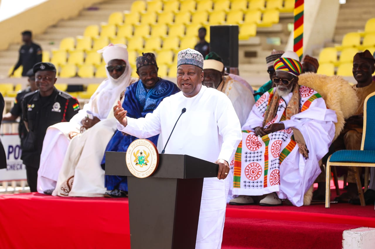 Photo: Thousands gather at Independence Square for Eid al-Adha celebrations