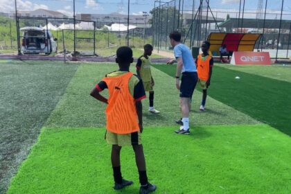 QNET, Manchester City host grassroots football clinic in Ghana