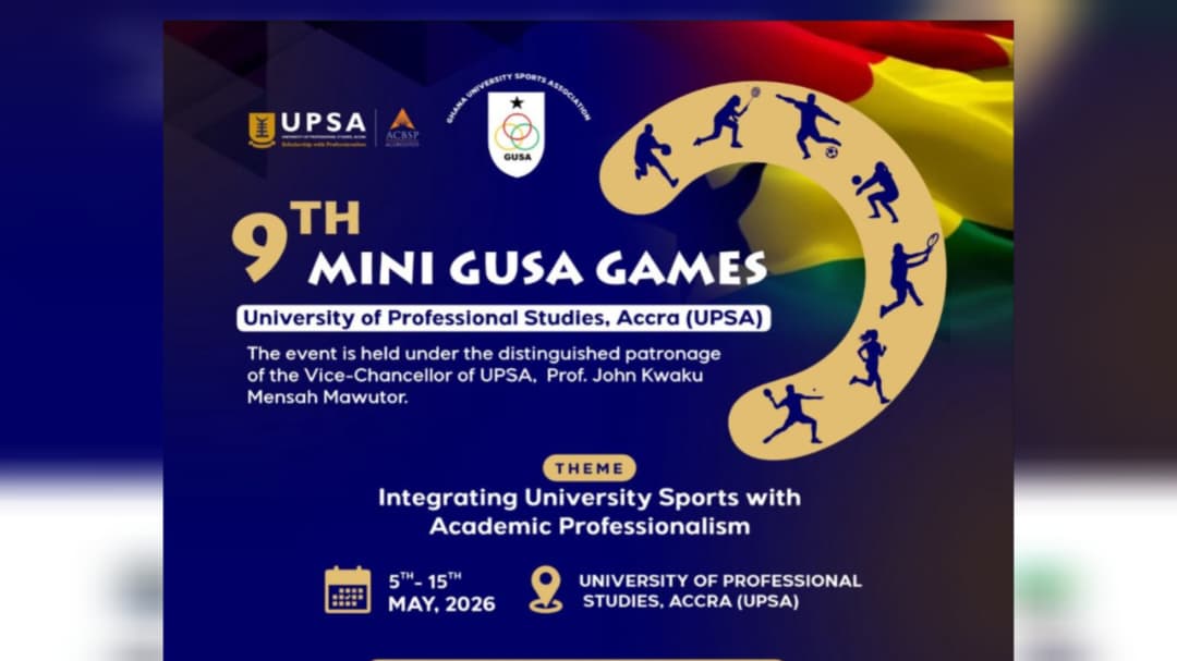 UPSA will hold the 9th Mini GUSA Games from May 5th