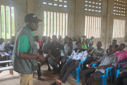 VCIC's Francis Senanu Dekutse praises government's agricultural drive as 500 bags of fertilizer are delivered to farmers in Keta