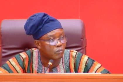 Bernard Ahiafor - First Deputy Speaker of Parliament presided