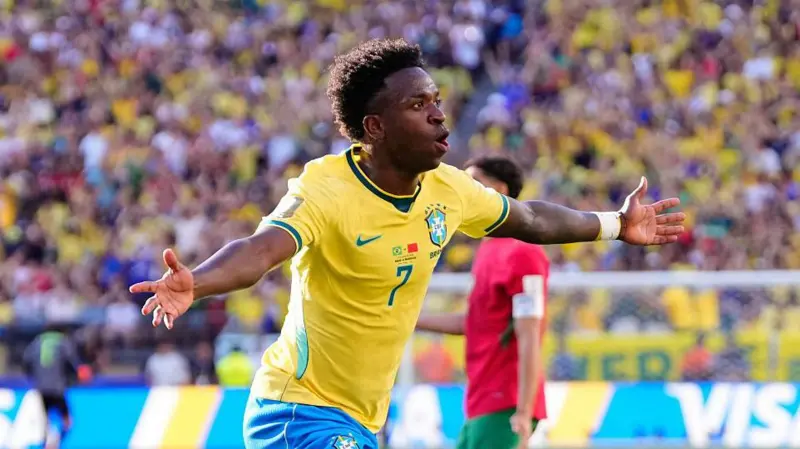 2026 World Cup: Vinicius Jr. rescues draw as Brazil come from behind to win
