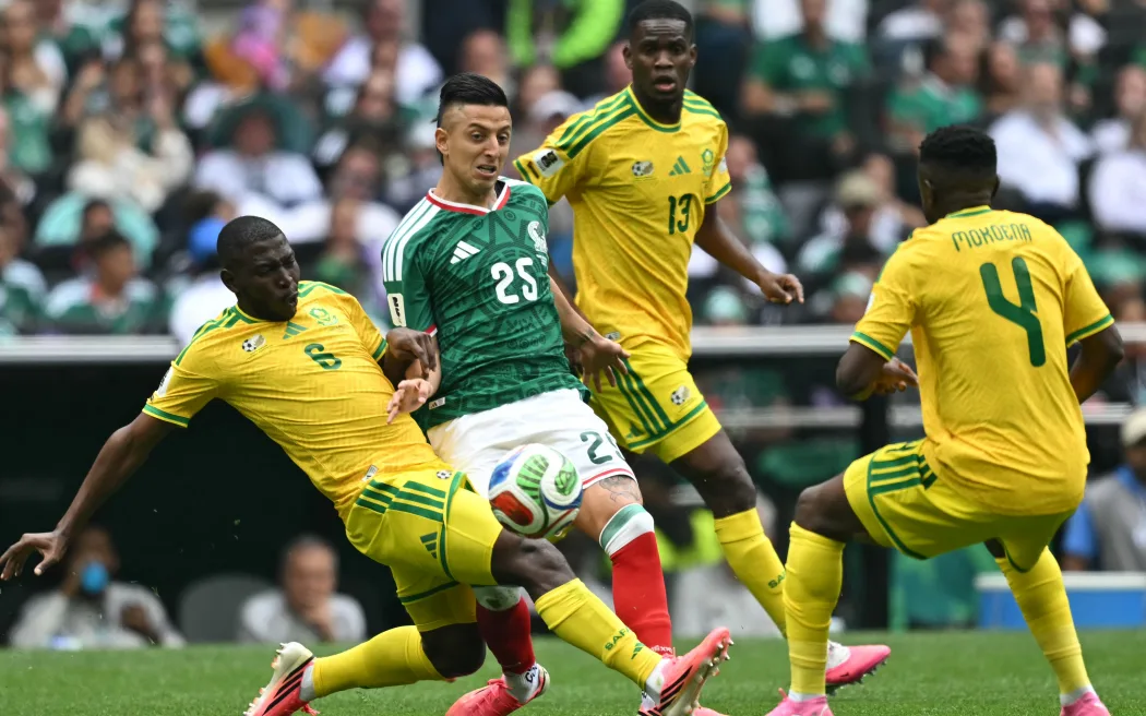 Another red card for South Africa, 2-0 loss to Mexico in 2026 World Cup opener