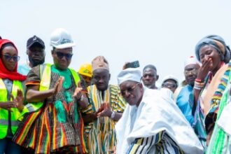 Speaker Bagbin cuts sod for Wa Naa Palace Meeting Hall
