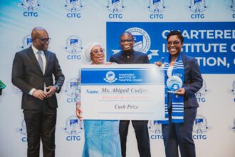 Deloitte's Abigail Cudjoe receives top honors at CITG's February 2026 Graduation Ceremony