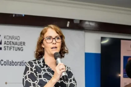 Ms. Anna Lena Sabroso Wasserfall, Country Director of Kas Ghana, Konrad Adenauer Foundation