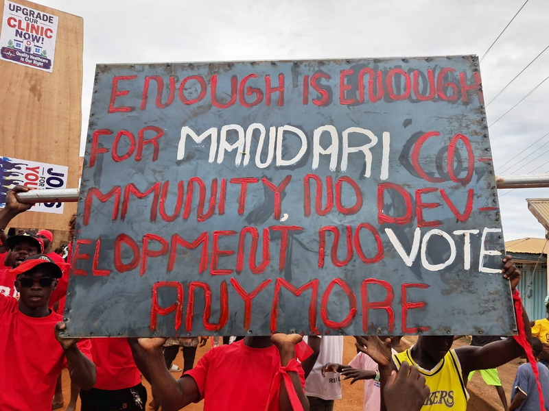 Our 34 years of political loyalty to NDC has been betrayed by neglect – Mandali residents protest