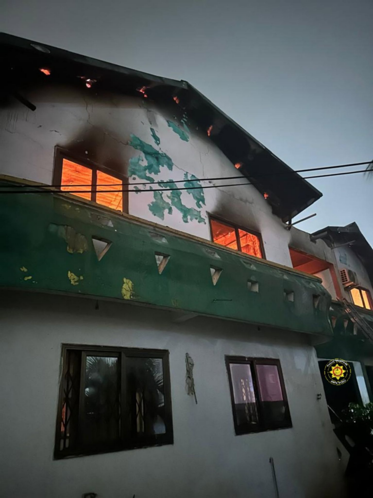 Tuva-Fulani Junction bedroom destroyed by fire