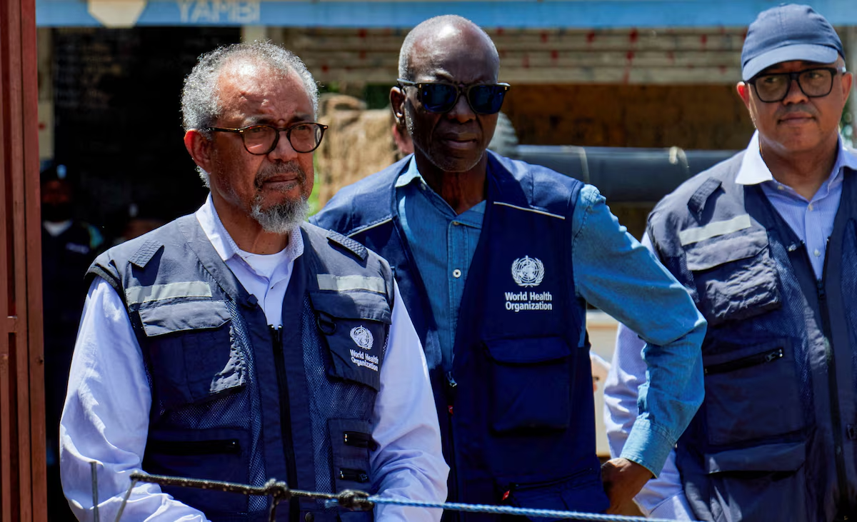 WHO's Tedros says Uganda should reconsider closing Congo border over Ebola outbreak